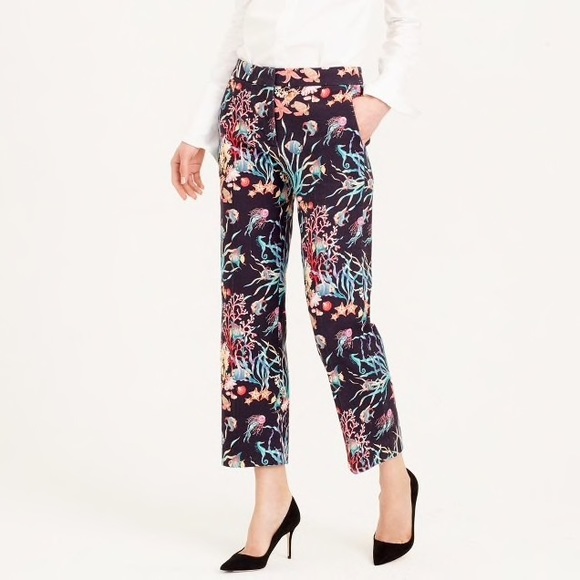 J. Crew Pants - J. Crew Collection Patio Pant in Under the Sea